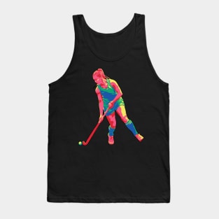 Field Hockey Player: Vibrant Tank Top